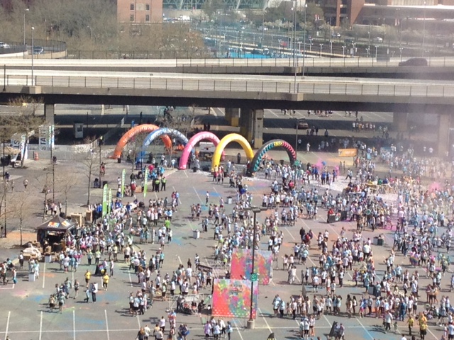 Color Run 5K on Camden Yards Sports Complex