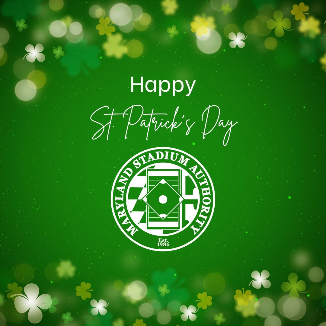 Green graphic with clovers that reads happy St Patrick's day in white letters with MSA logo