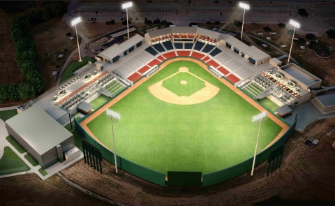 Harry Grove Stadium Improvements Project - Birds Eye