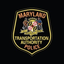 Maryland Transportation Authority ​(MDTA) Police​ logo with shield and emblem of Maryland