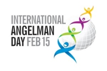 Logo for International Angelman Day February 15